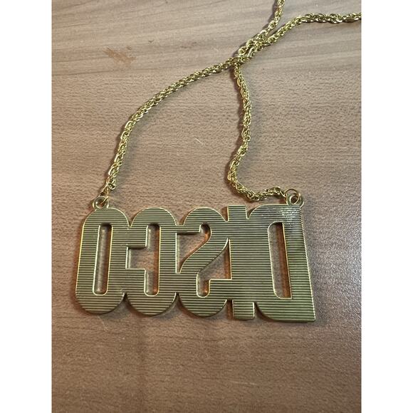 Funky 70s 80s Disco Necklace Costume Unbranded - Picture 3 of 4